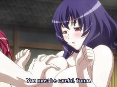 Cumshotti presents: Anime tits bath scene -  seikon no qwaser