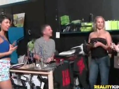 Cumshotti presents: Amateurs flash their sexy tits in group video