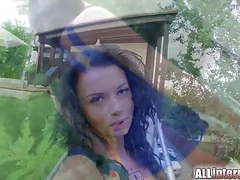 Cumshotti presents: Allinternal anal creampie for hot brunette who loves a rough