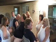 Cumshotti presents: Mature bbw sluts sucking cock in group fun