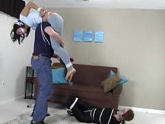 Cumshotti presents: Angry girls hogtied gagtalk