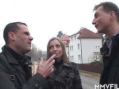 Cumshotti presents: Sexy czech babe picked up for threesome