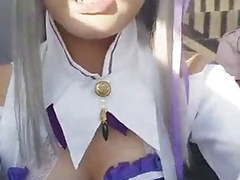 Cumshotti presents: Baixueyin bitch cosplayer