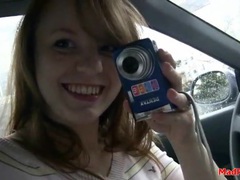 Cumshotti presents: Homemade car blowjob from his cute girlfriend