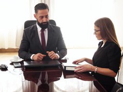 Cumshotti presents: Erotic fucking in the office with gorgeous secretary eveline dellai
