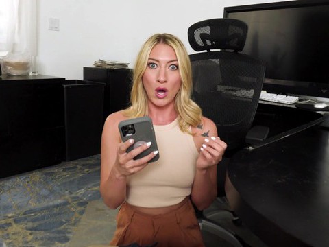 Cumshotti presents: Horny blonde babe whitney oc gives a blowjob and rides in reverse