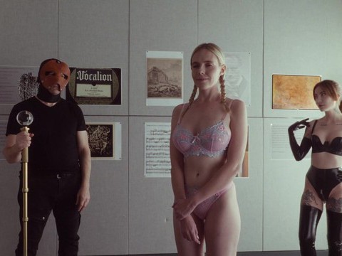 Cumshotti presents: Bdsm fetish video of gorgeous filth studies v wearing lingerie