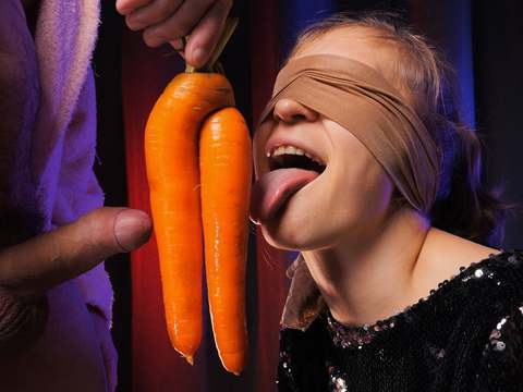 Cumshotti presents: I'm very angry!! my stepbrother tricked me into sucking his dick with the help of taste game - xsanyany