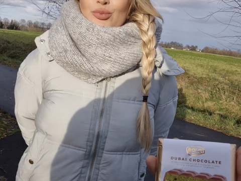 Cumshotti presents: I blow and fuck a stranger for the last dubai chocolate from the discount store - risky public sex - litclit
