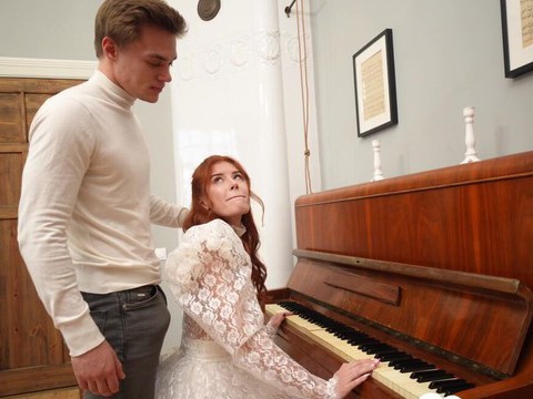 Cumshotti presents: Redhead pianist goes nuts for my hard dick after practice