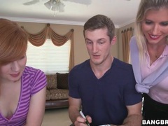 Cumshotti presents: Young redhead caught sucking dick by a milf