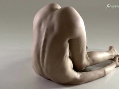 Cumshotti presents: Stunningly fit teen bends her body in sexy ways