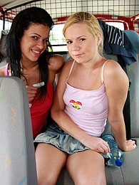 Cumshotti presents: Naughty young Ellis and her hot friend share a hard cock