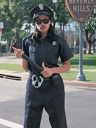 Cumshotti presents: Cherry Lee, This Corrupt L.A. Cop Takes What She Wants