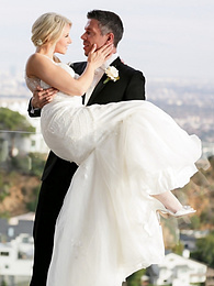 Cumshotti presents: Hot blonde Anikka Albrite consummates her marriage vows after getting married