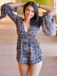 Cumshotti presents: Sultry women Saraya and her girlfriend caressing each other outside